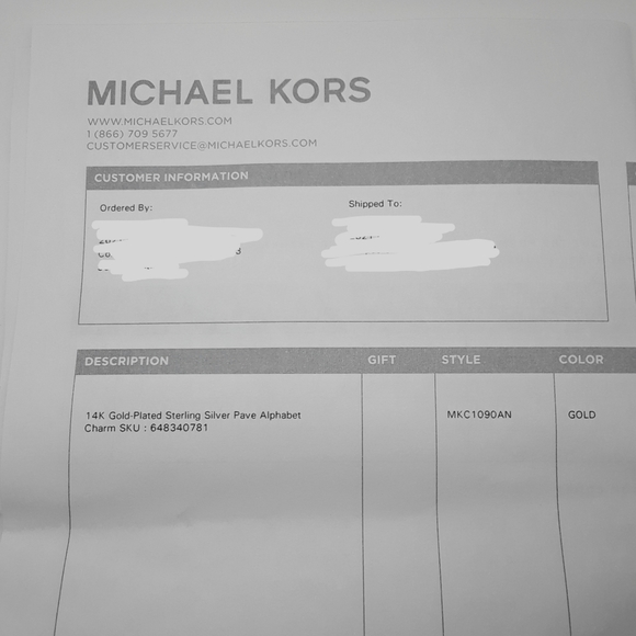 🎉2X HP🎉 Michael Kors "L" initial charm - Picture 15 of 15